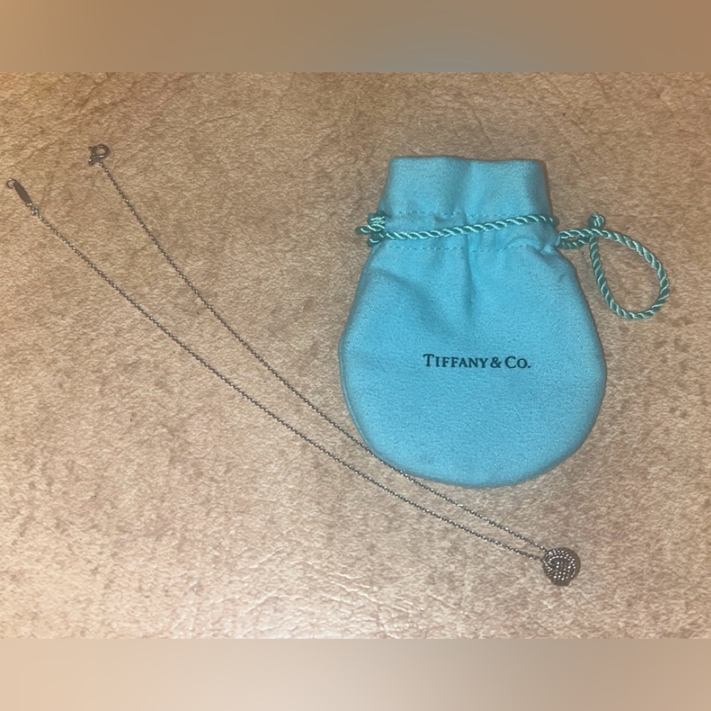 Tiffany & Co. Sterling Silver Twist Knot Pendent